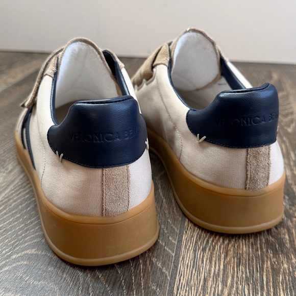 Veronica Beard Women’s Reagan Sand/Eclipse Sneaker—10 - Picture 10 of 15